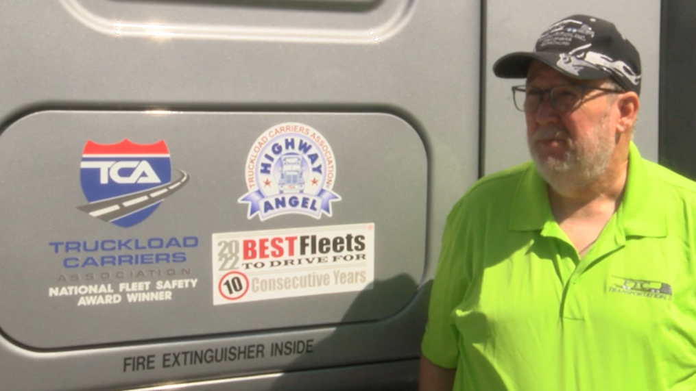 Anniston Trucker named Highway Angel to Help Victims of Early Morning Crash