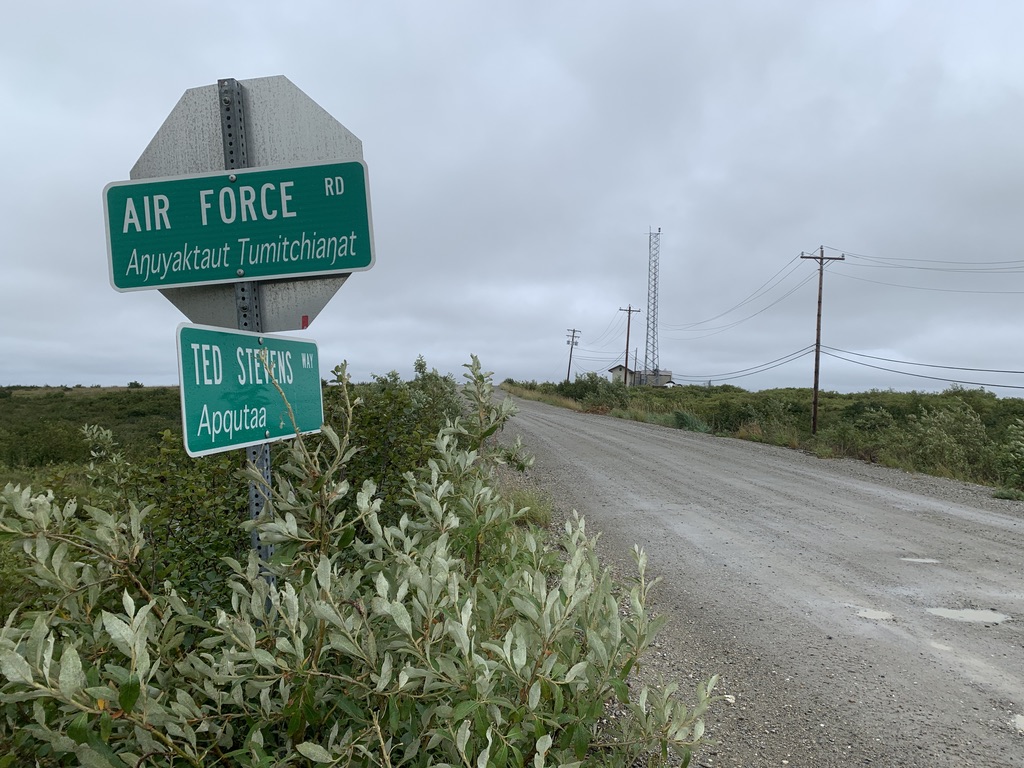 an intersection in a rural area