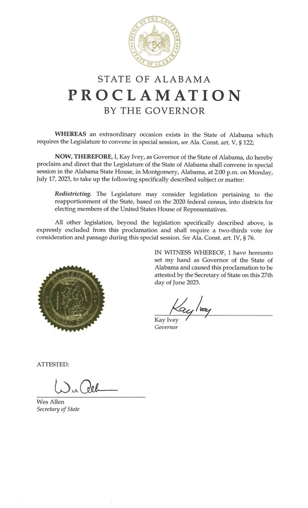 Gov. Proclamation