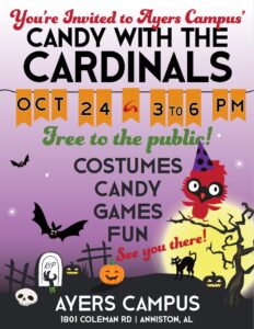 Candy with the Cardinals Ayers Campus