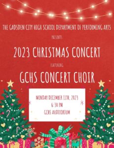 Gadsden City High School Choir 2023 Christmas Concert